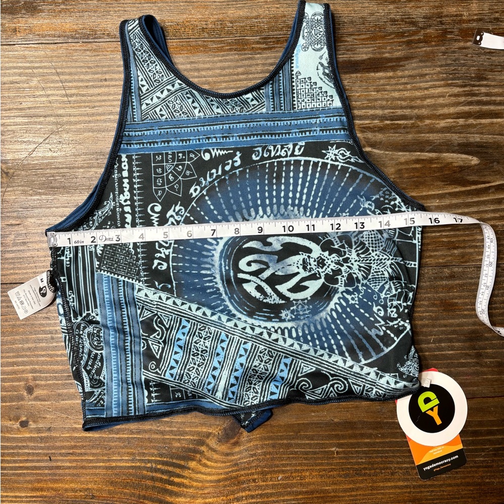 Yoga Democracy Reversible Crop Top Medium